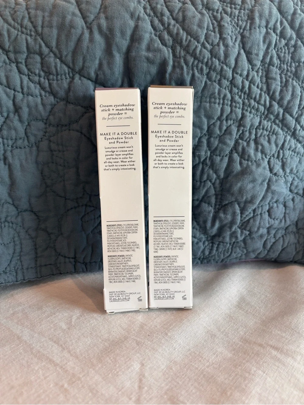Laura Geller Make It a Double Eyeshadow Stick Powder Set Makeup Bundle